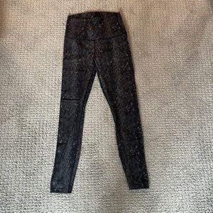 Varley Snakeskin Luna Leggings